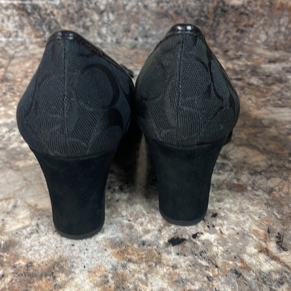 🖤NWT Coach Women’s Irene Wedge Size 7.5 Black🖤 - Picture 4 of 8